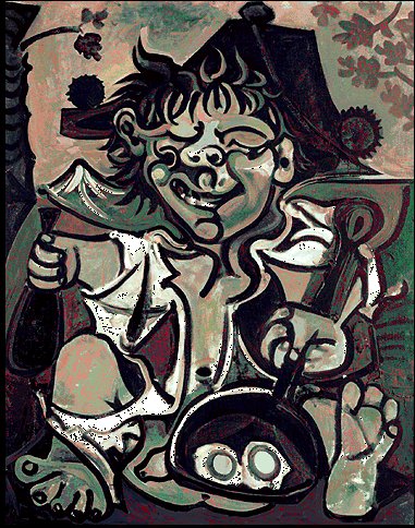 Pablo Picasso Classical Oil Painting Bobo Velazquez Murillo - Click Image to Close